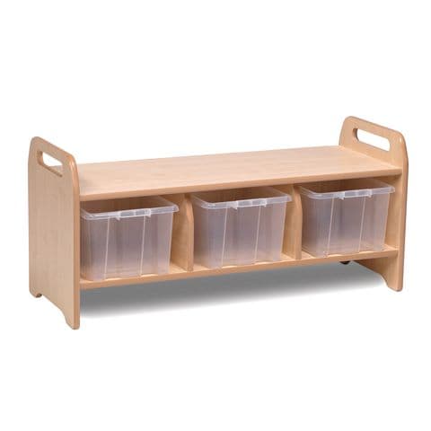 Storage Bench (Large) - With Clear Tubs