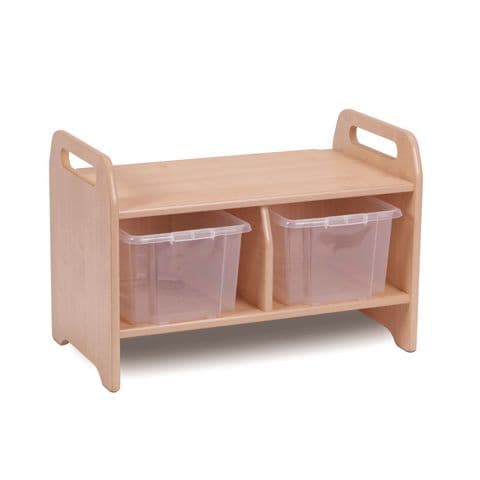 Storage Bench (Small) - with clear tubs