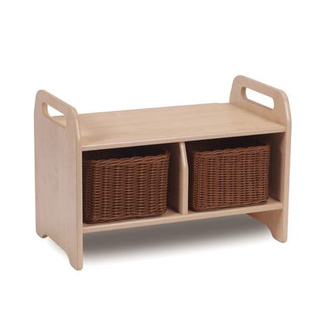 Storage Bench (Small) - with baskets