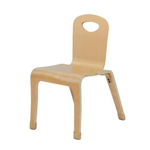 One Piece Wooden Chair - 260mm(H) - Pack of 4