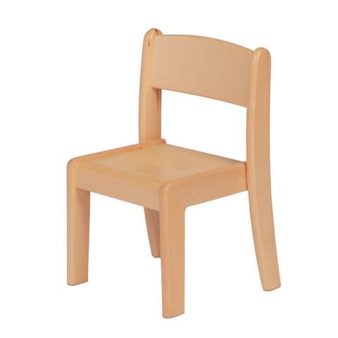 Beech Stacking Chair - 210mm(SH) - Pack of 4