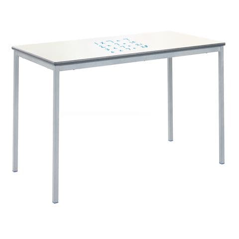 Rectangular Whiteboard Table, Fully Welded Frame, Duraform PU Edges – 460mm(H)