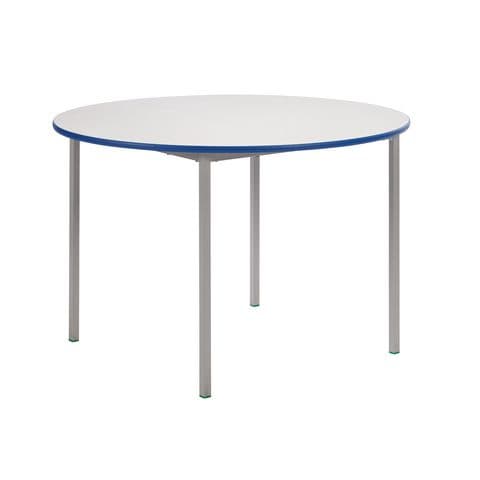 Large Circular Whiteboard Table, Fully Welded Frame, Duraform PU Edges – 460mm(H)