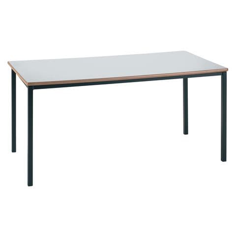 Morleys Heavy Duty Fully Welded Rectangular table 1100W x 550D x 460mmH Choice of 2 Frame Colours with 9 x Top Colours MDF Edge