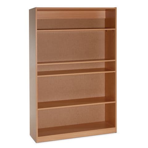 Wide Bookcase, Adjustable Shelves, 5 Shelf Tiers – 1370mm(H)