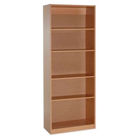 Narrow Bookcase, Adjustable Shelves, 5 Shelf Tiers – 1820mm(H)