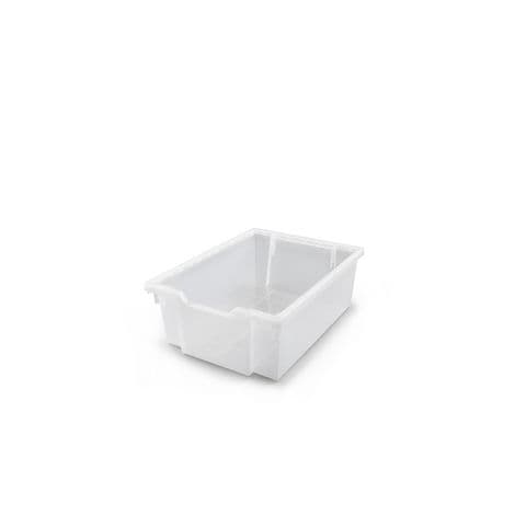Deep Antimicrobial Tray Translucent -  Pack of 6