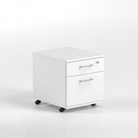 Mobile 2 drawer pedestal (lockable) 1 personal and 1 filling drawer