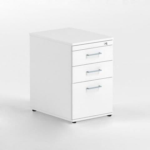 3 drawer desk high pedestal (Lockable 2 personal and 1 filling drawer