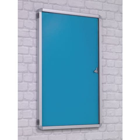 FlameShield Accents Tamperproof Noticeboard Side Hinged - 600(H) x 900mm(W)