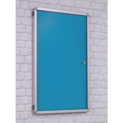 FlameShield Accents Tamperproof Noticeboard Side Hinged - 900(H) x 1200mm(W)