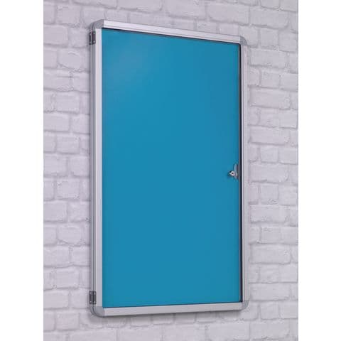 FlameShield Accents Tamperproof Noticeboard Top Hinged - 1200(H) x 1200mm(W)