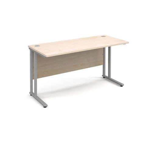 Straight Shallow Cantilever Desk, 25mm MFC, 1000mm(W) – 72 Hour Delivery