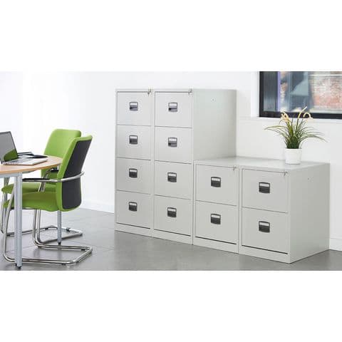 Metal 2 Drawer Contract Filing Cabinet