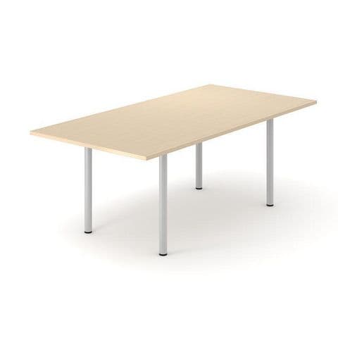 Optima Rectangular Meeting Table with 4 Legs - 720(H) x 2000(W) x 1000mm(D)