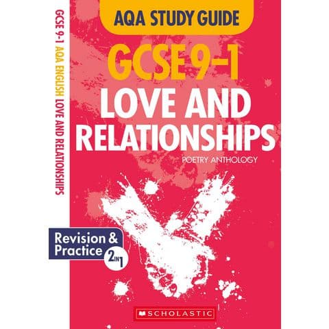 Love and Relationships AQA Poetry Anthology Revision Guide Pack of 10