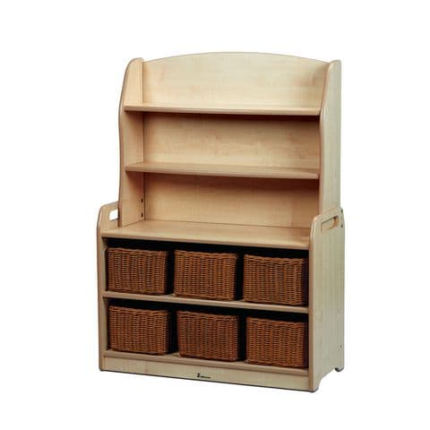 Welsh Dresser Display Storage - 6 Baskets