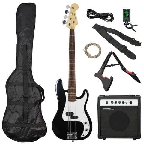 Rocket Bass Guitar Pack - Black