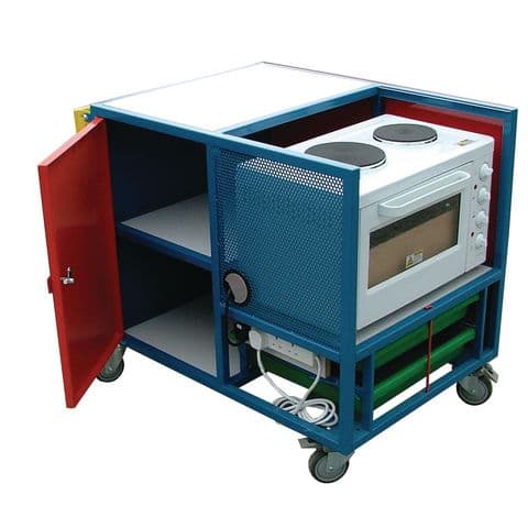 Let's Cook Lockable Cooker Trolley