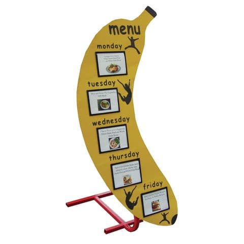 Floor Standing Banana Menu Board