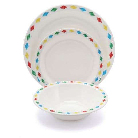 Harfield Patterned Range - 23cm Plate - Pack of 10