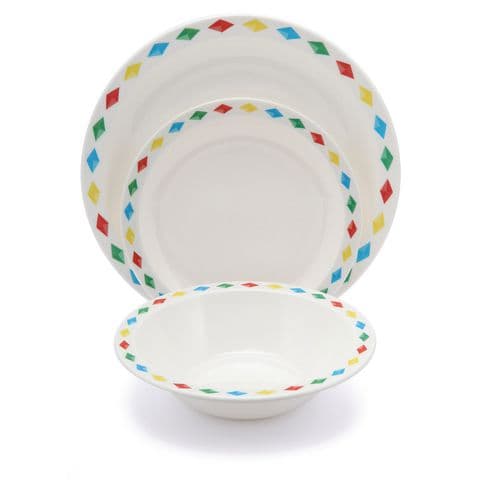 Harfield Patterned Range - 17.3cm Bowl - Pack of 10