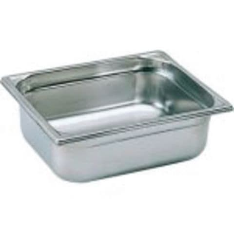 Stainless Steel Gastronorm Pan 2/3 Size, 40mm Deep