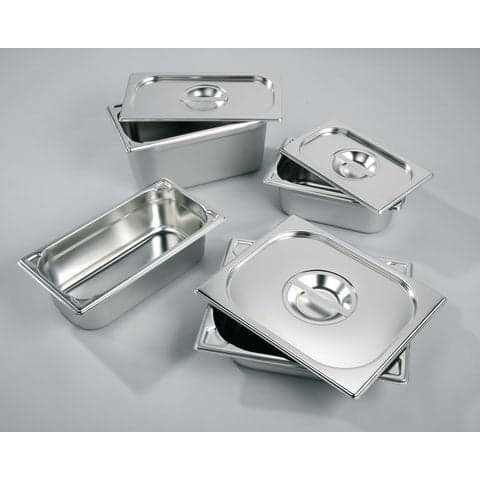 Stainless Steel Gastronorm Pan 1/2 Size, 100mm Deep