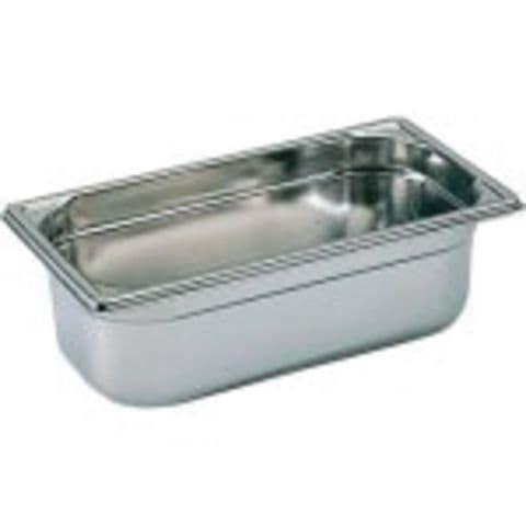 Stainless Steel Gastronorm 1/3 Size, 100mm Deep