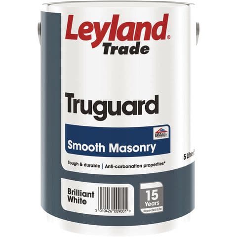 Leyland Trade Truguard Smooth Masonary - 5 Litre
