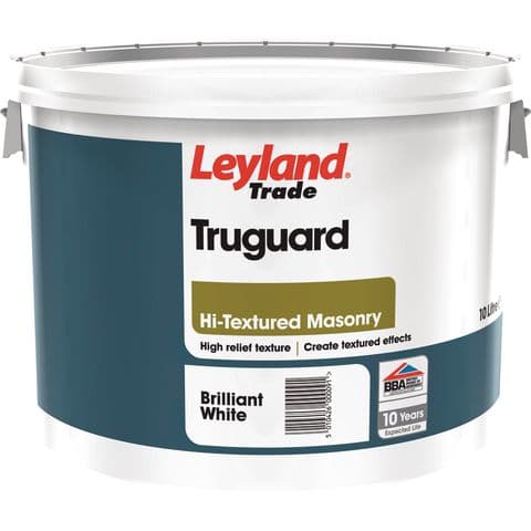 Leyland Trade Truguard Hi-Textured Masonry - 10 Litre