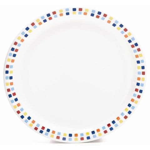 Spanish Tile Melamine Tableware - Plate, 230mm