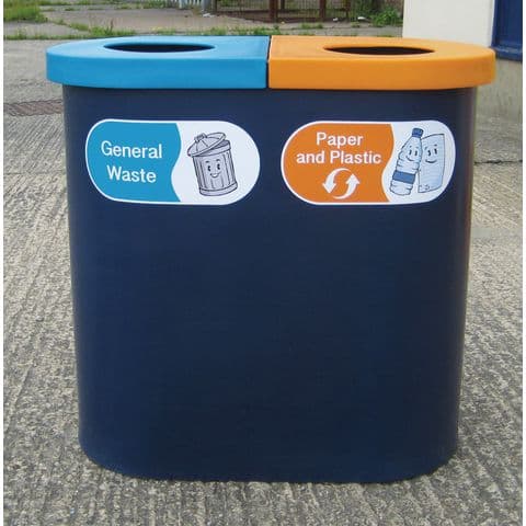 Popular Recycling Bin - Twin Bin