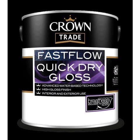 Crown Fast Flow Gloss 5 Litre Colour