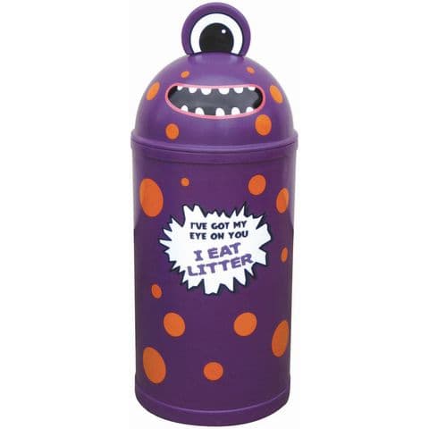 Monster Bin 52 Litre Purple