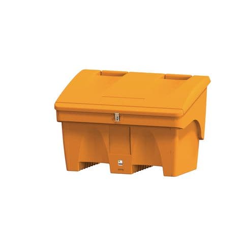 Lockable Indoor Storage Bin - 400 Litre - Yellow