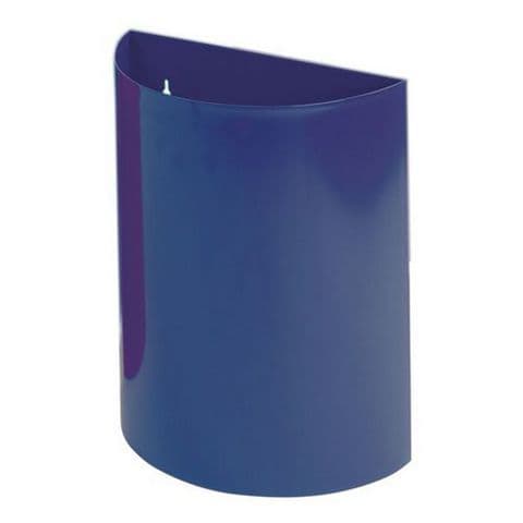 Indoor Wall Litter Bin Blue Pack of 2