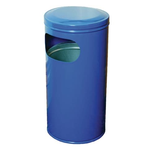 Round Litter Bin with Two Litter Apperture