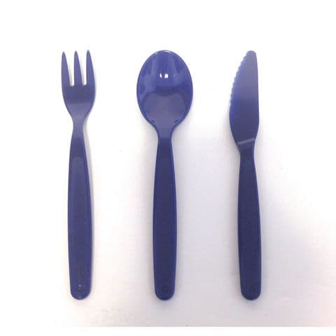 Polycarbonate Cutlery - Small - Dessert Fork - Pack of 10