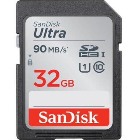 Sandisk Ultra SDHC 32GB Class 10 UHS-I Memory Card