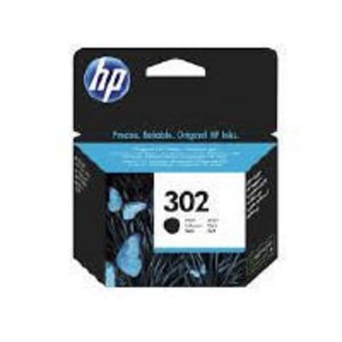 HP 302 Ink Cartridge, F6U66AE - Black