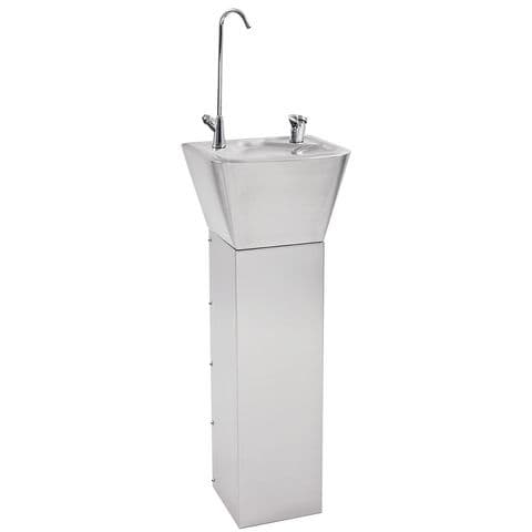 Stainless Steel Pedestal Drinking Fountain