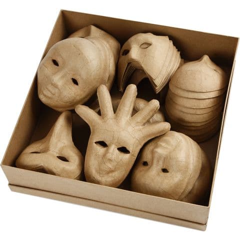 Masks - Pack 60 Assorted
